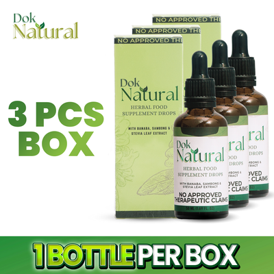 3 PCS Dok Natural Herbal Food Supplement Drops